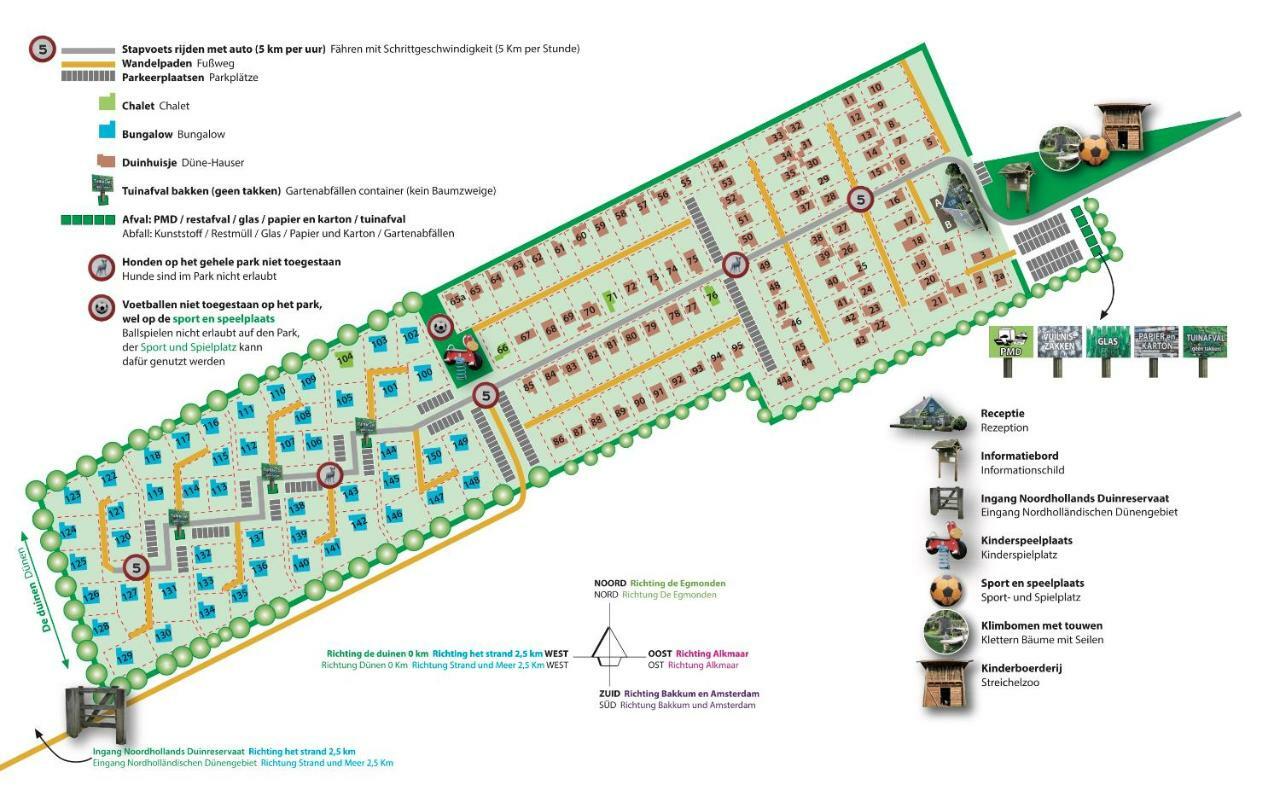 Bungalows – Bungalowpark Mooyeveld – Uniek gelegen in de duinen! Egmond-Binnen Buitenkant foto
